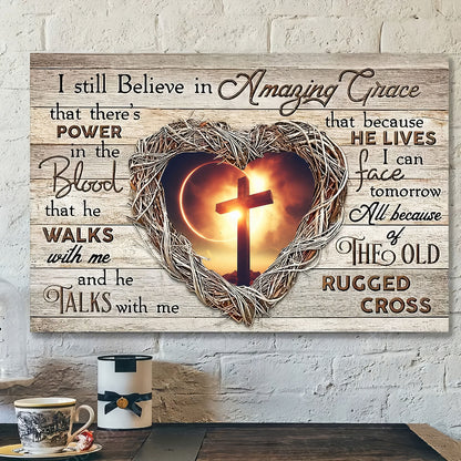 Shineful 2D Metal Sign Amazing Grace