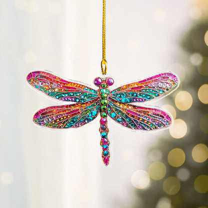 Shineful 2D Acrylic Ornament Sparkling Dragonfly Collection