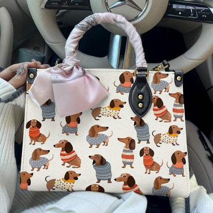 Shineful Leather Bag Dachshund Leather Bag Shineful Cute