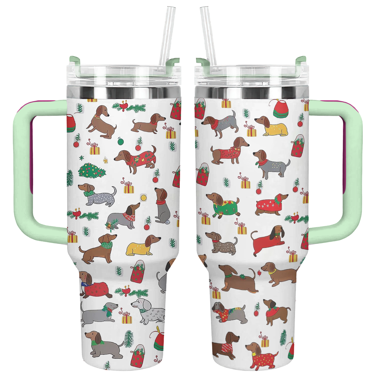 Shineful Tumbler Weihnachten Dackel Cheer