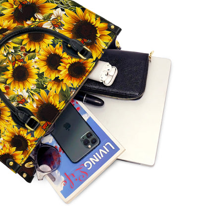 Shineful Leather Bag Shine Gorgeous Sunflower