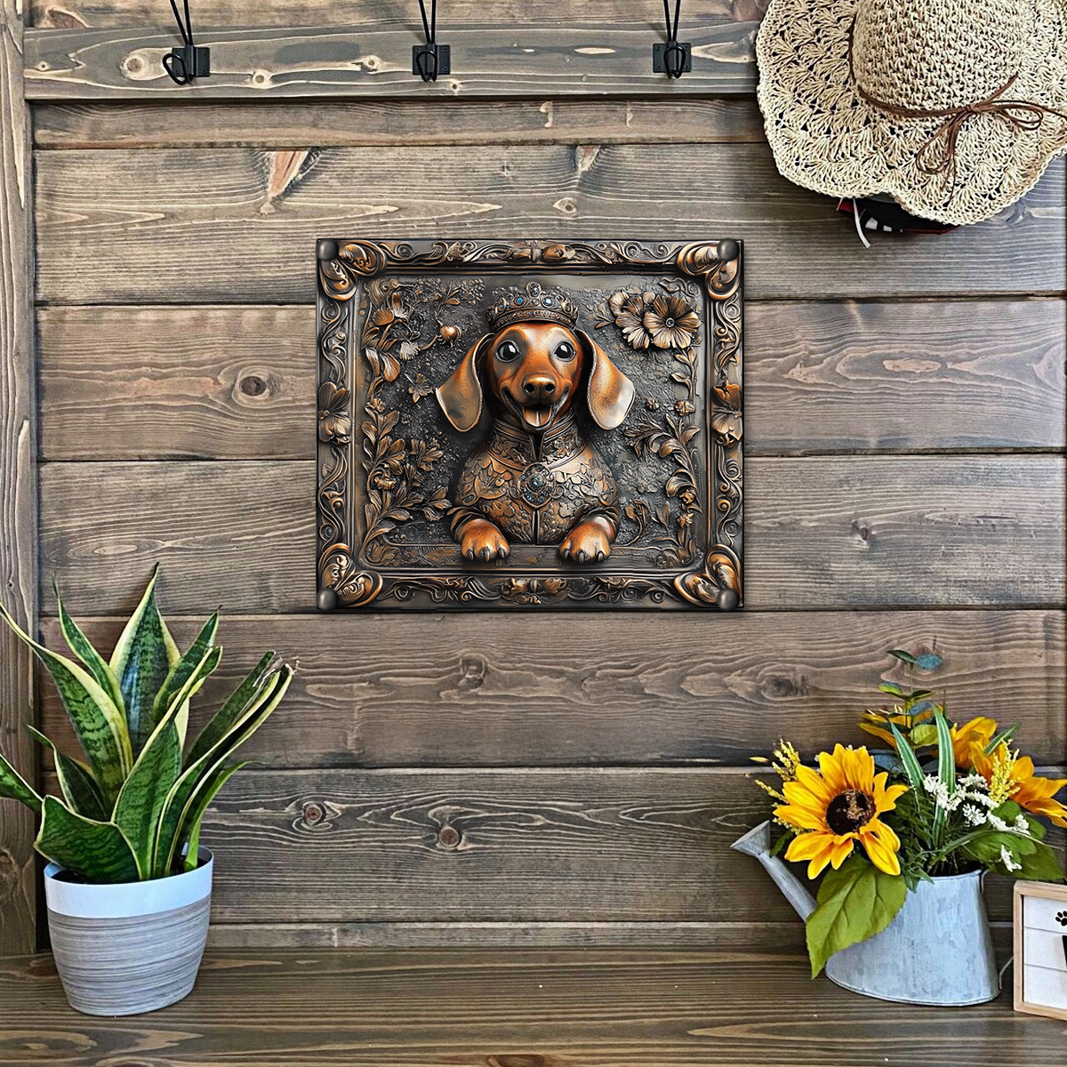 Shineful 2D Metal Sign Regal Dachshund