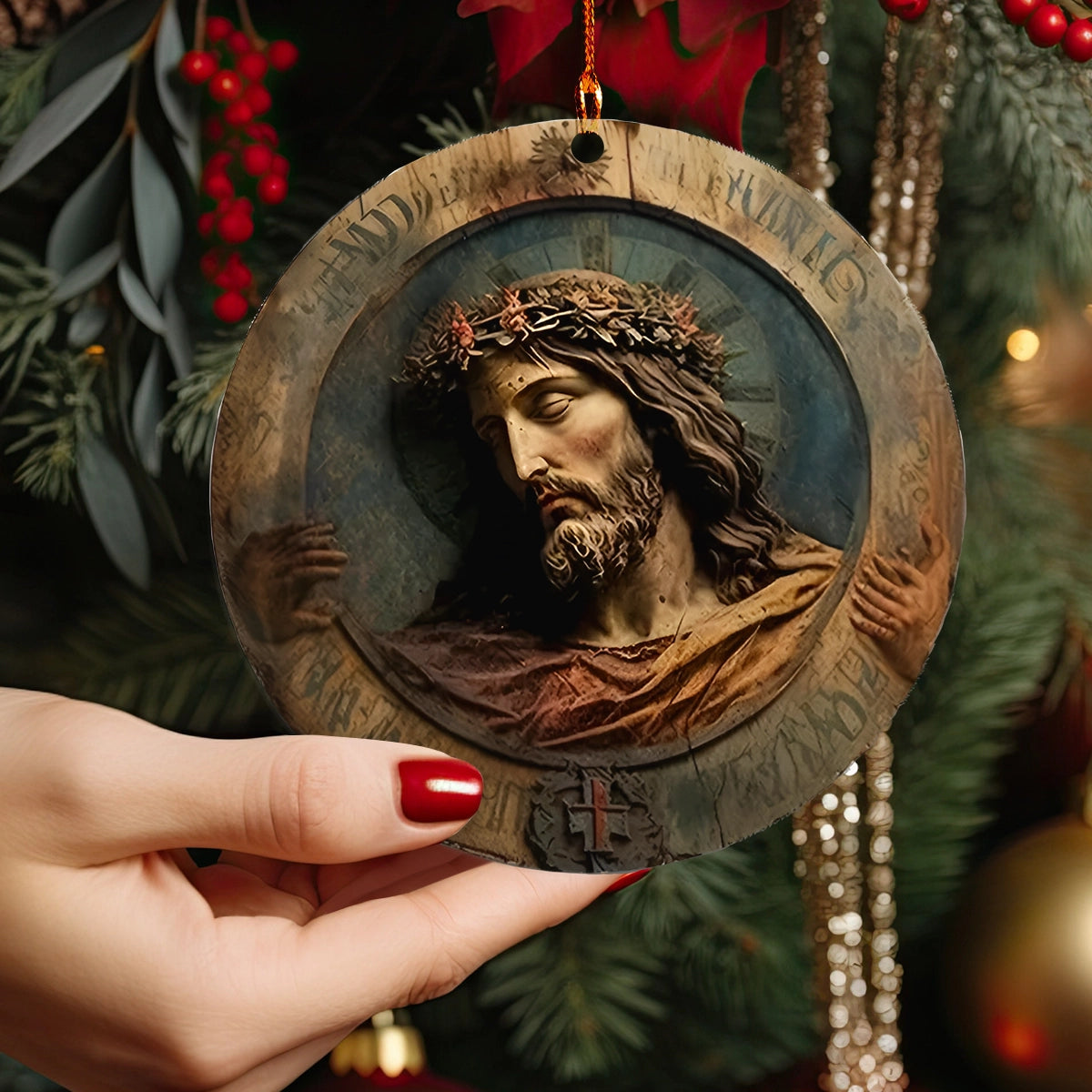 Shineful 2D Acrylic Ornament Christ Sacred Suffering