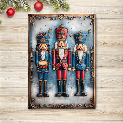 Shineful 2D Metal Sign Nutcracker Joy