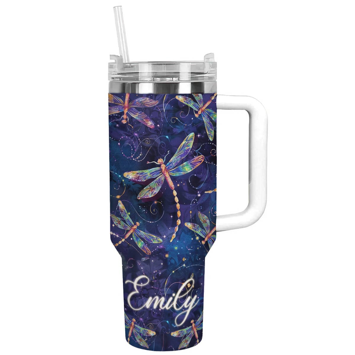 Shineful Tumbler Personalized Dragonfly