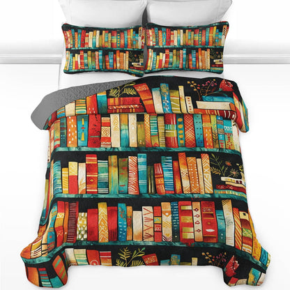 Shineful All Season Quilt 3-teiliges Set Amazing Bookshelf