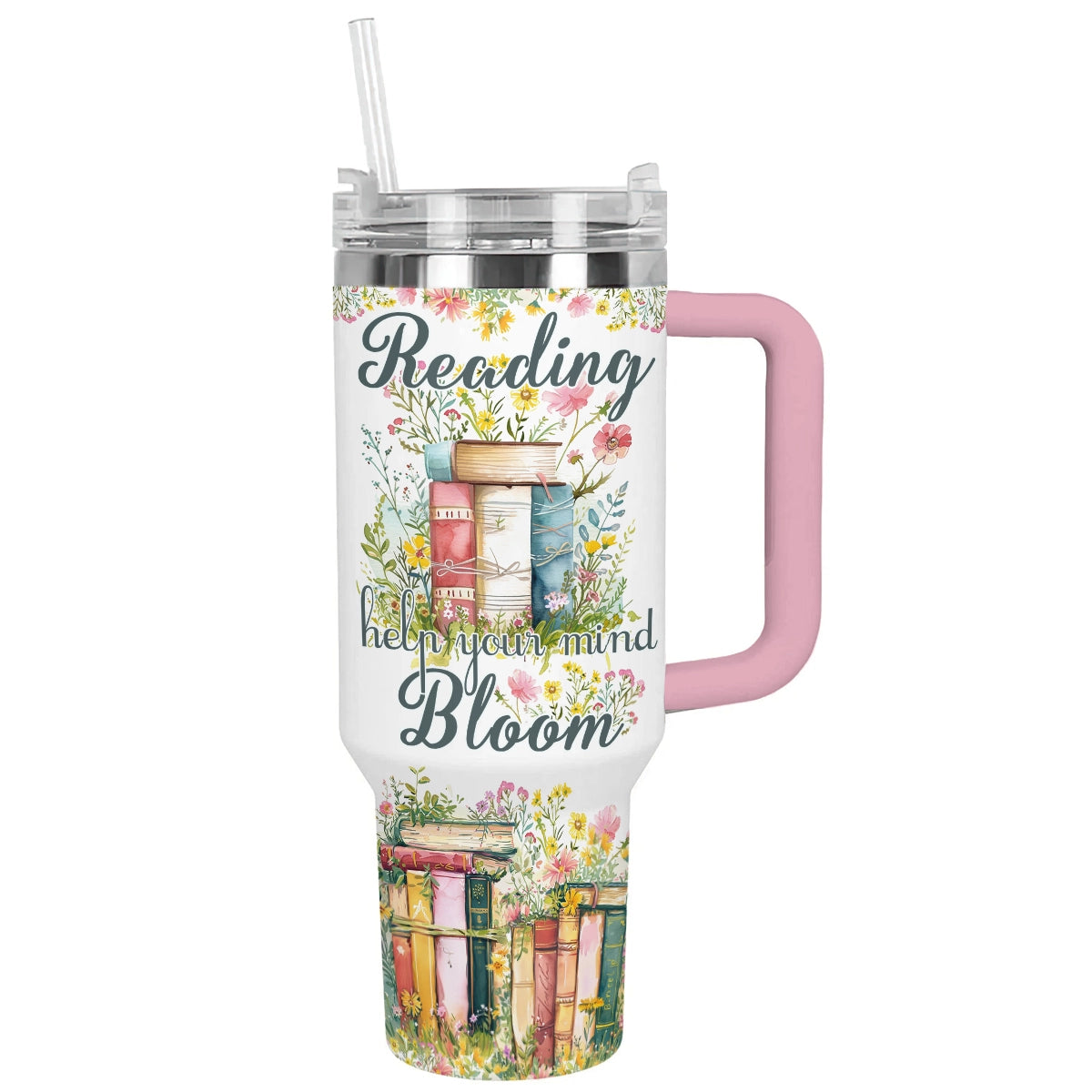 Shineful Tumbler Floral Reading Book