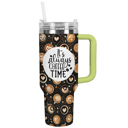 Shineful Tumbler Coffee Time