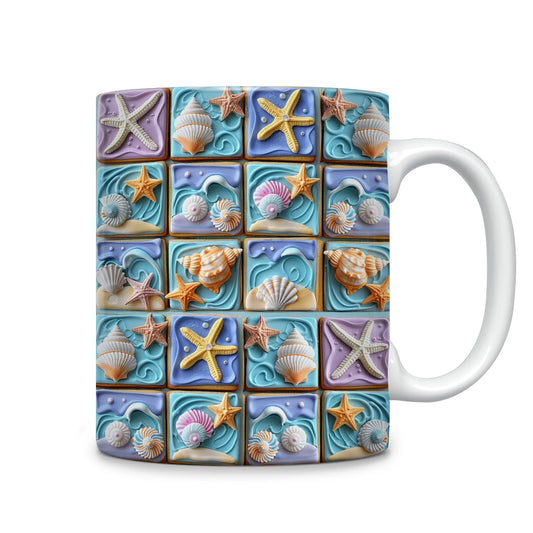 Shineful Ceramic Mug Shell Harmony