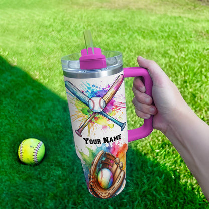 Shineful Tumbler Personalized Baseball