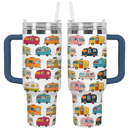 Shineful Tumbler Retro Camper Adventure