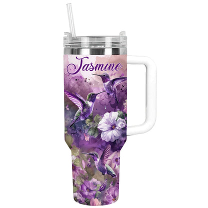 Shineful Tumbler Personalized Hummingbird Dream