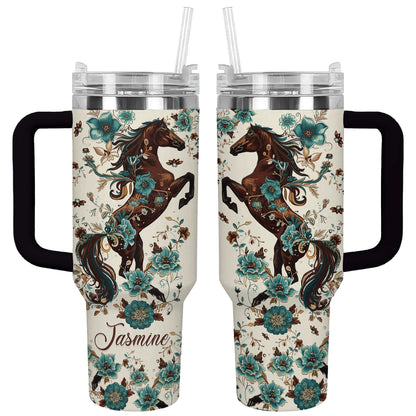 Shineful Tumbler Personalized Horse Equine Elegance