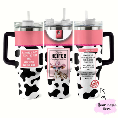 Shineful Tumbler Personalized Spritz Heifer