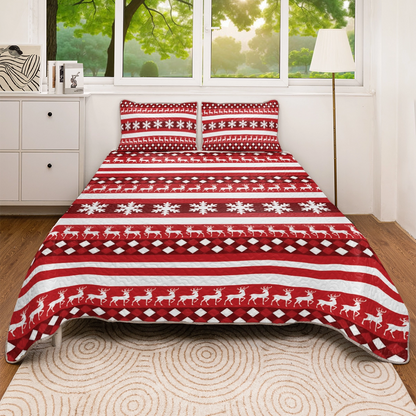 Shineful All Season Quilt 3-Piece Set - Christmas Cozy