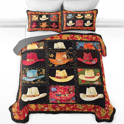 Shineful All Season Quilt 3-Piece Set Cowboy Dreams