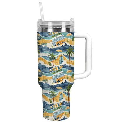 Shineful Tumbler Coastal Vibes Getaway