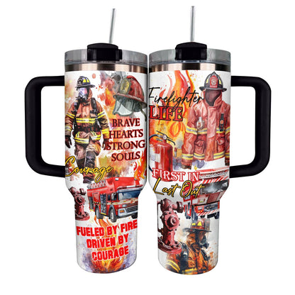 Shineful Tumbler Firefighter Spirit