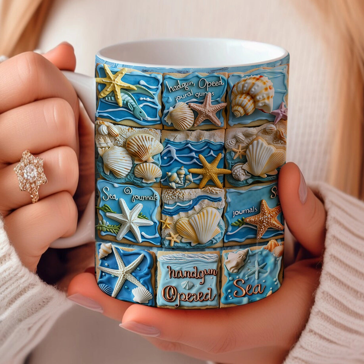 Shineful Ceramic Mug Beautiful Of Sea