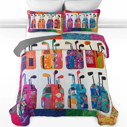 Shineful All Season Quilt 3-Piece Set Golf Dreams