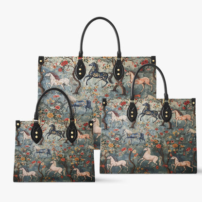 Shineful Leather Bag Mystical Steeds