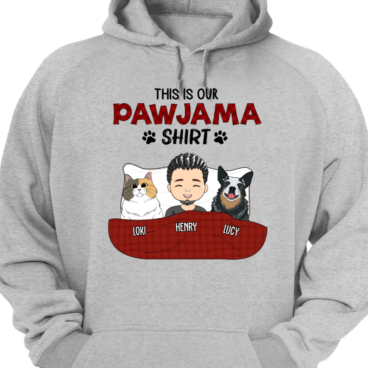 Shineful Pawjama Shirt - Personalized Unisex T-Shirt