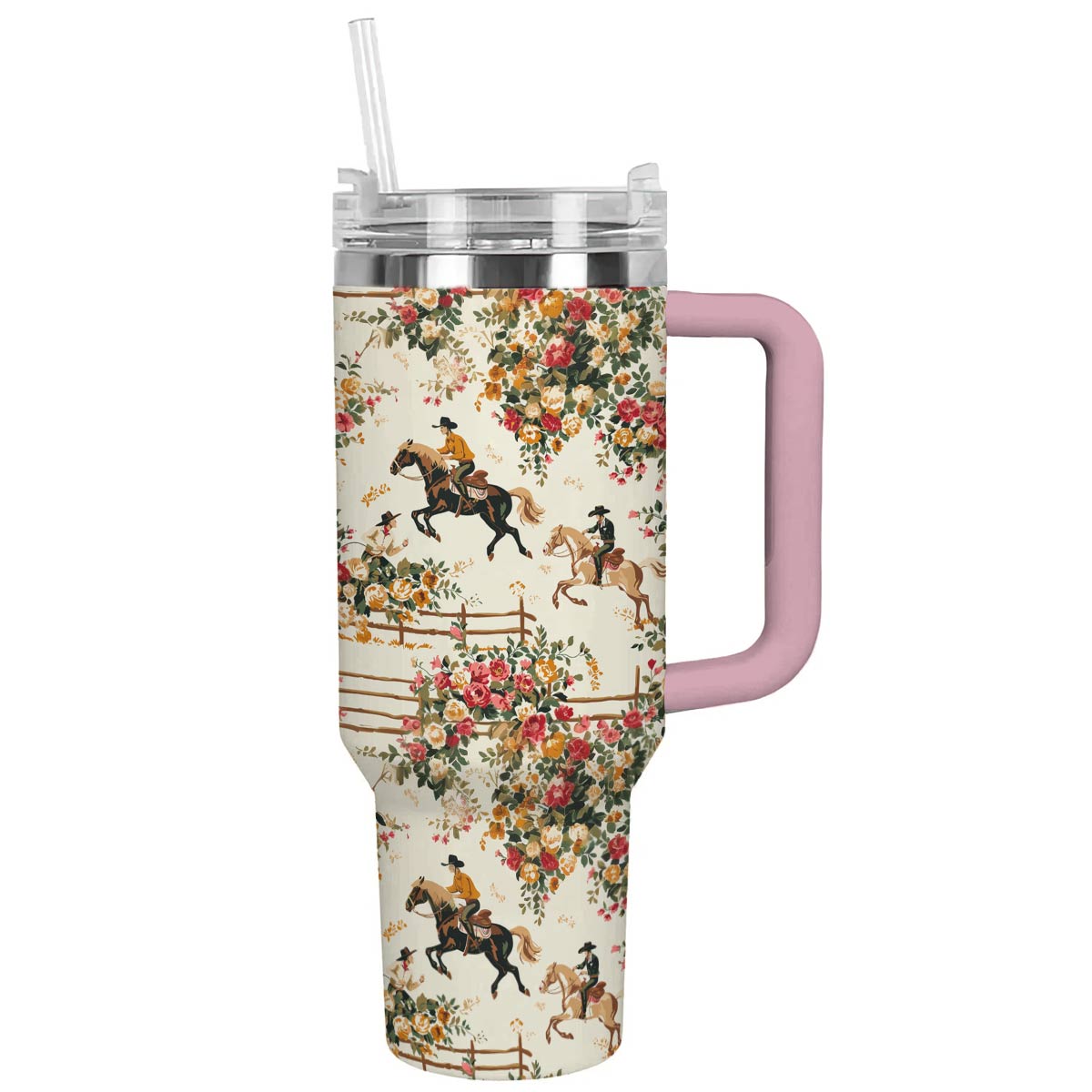 Glänzender Becher Floral Canter