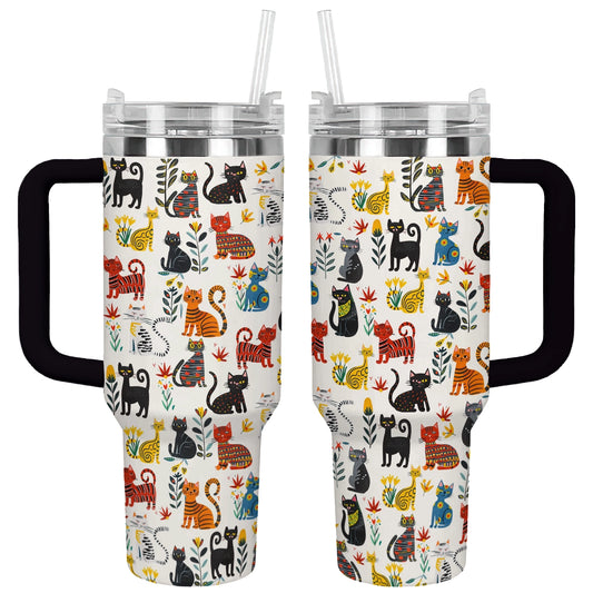 Shineful Tumbler Cute Whimsical Cat