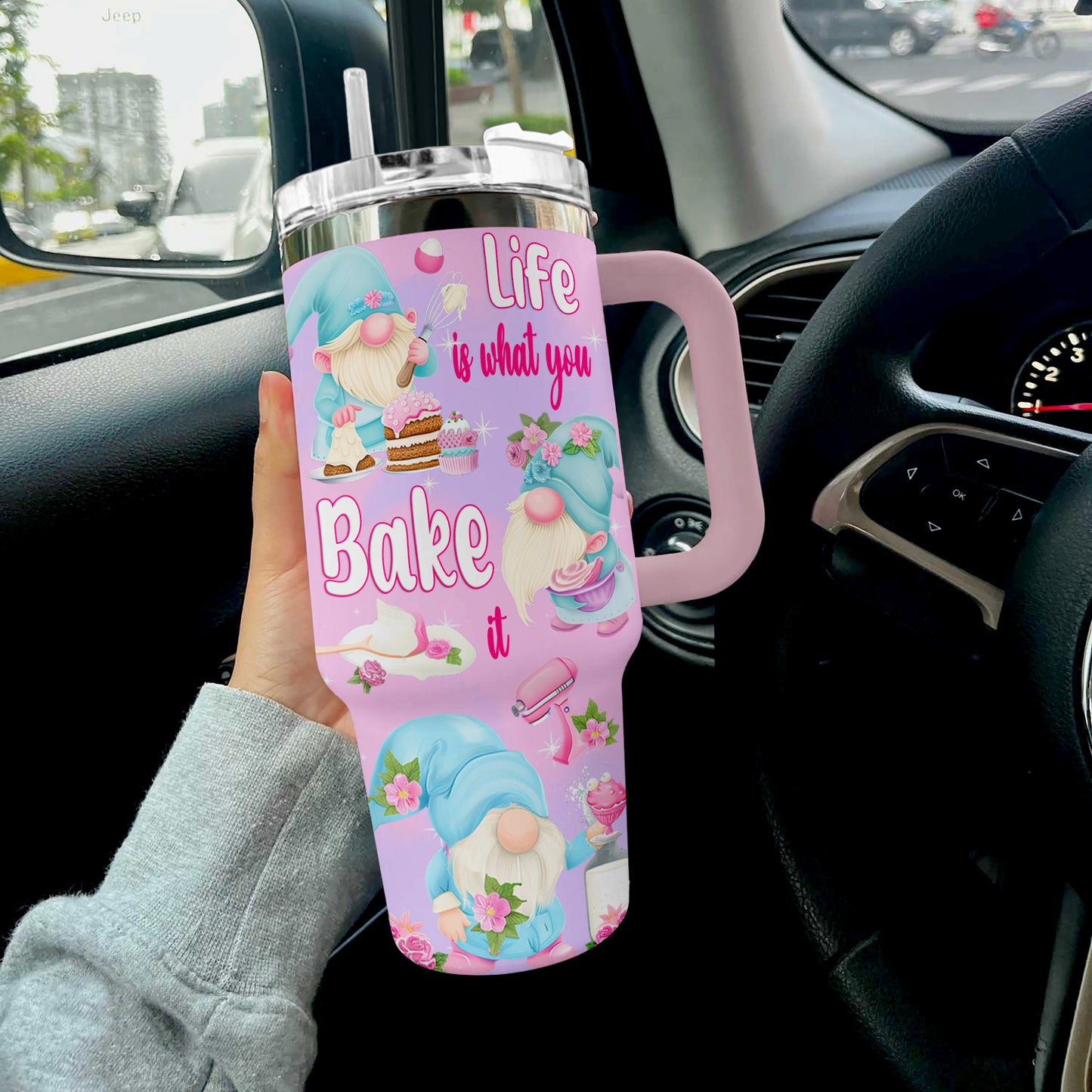 Shineful Tumbler Baking Gnome Sweet Baker