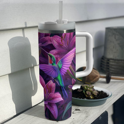 Shineful Tumbler Twilight Blooms : la visite du colibri en soirée