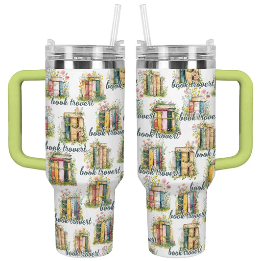 Shineful Tumbler Reading Booktrovert