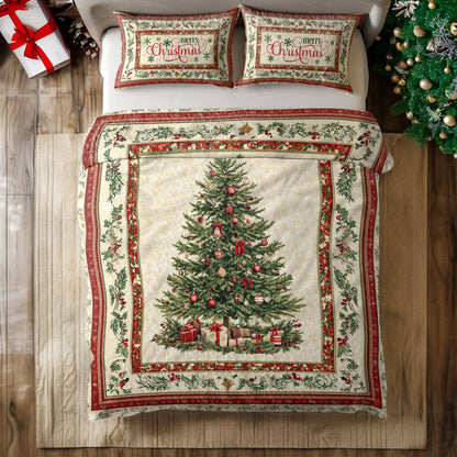 Shineful All Season Quilt 3-Piece Set Christmas Elegance