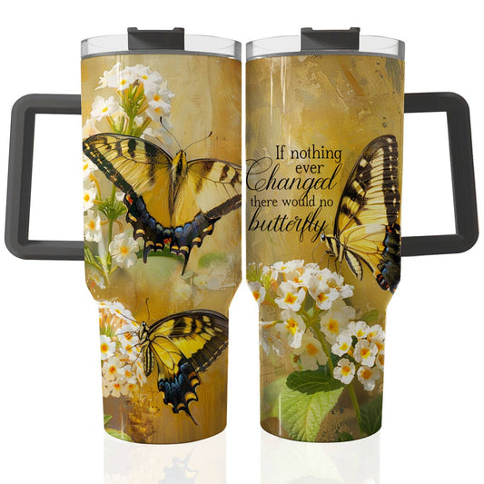 Shineful Tumbler Butterfly Quote