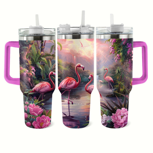 Shiny Tumbler Tranquill Flamingo