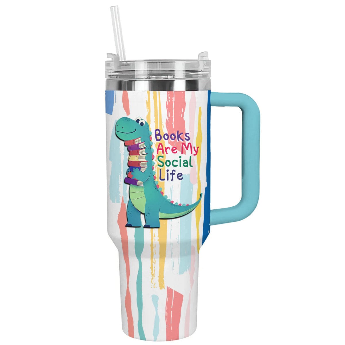 Reading Shineful™ Tumbler Dinosaur Nl09 Sky Blue 40Oz