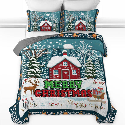 Shineful All Season Quilt 3-Piece Set Holiday Lodge