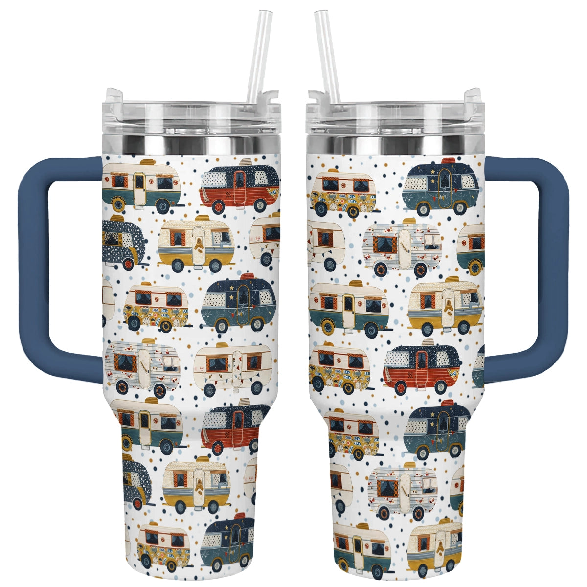 Shineful Tumbler Vintage Camper