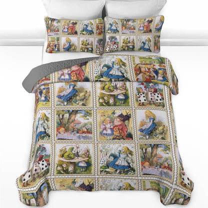 Shineful All Season Quilt 3-teiliges Set Wonderland Stamp