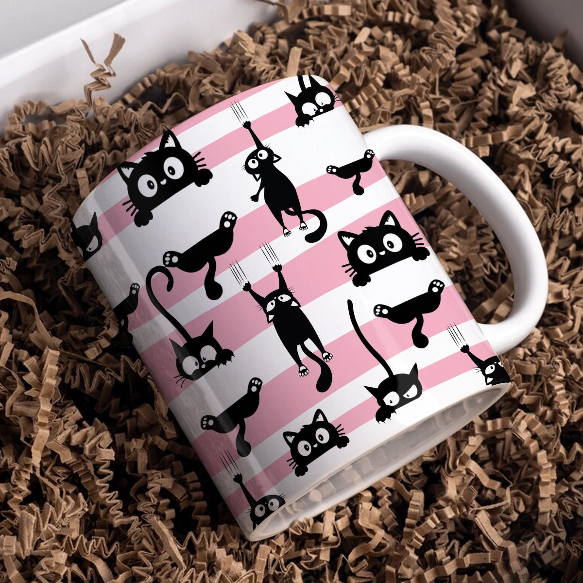 Shineful Ceramic Mug Purrfectly Playful Cats