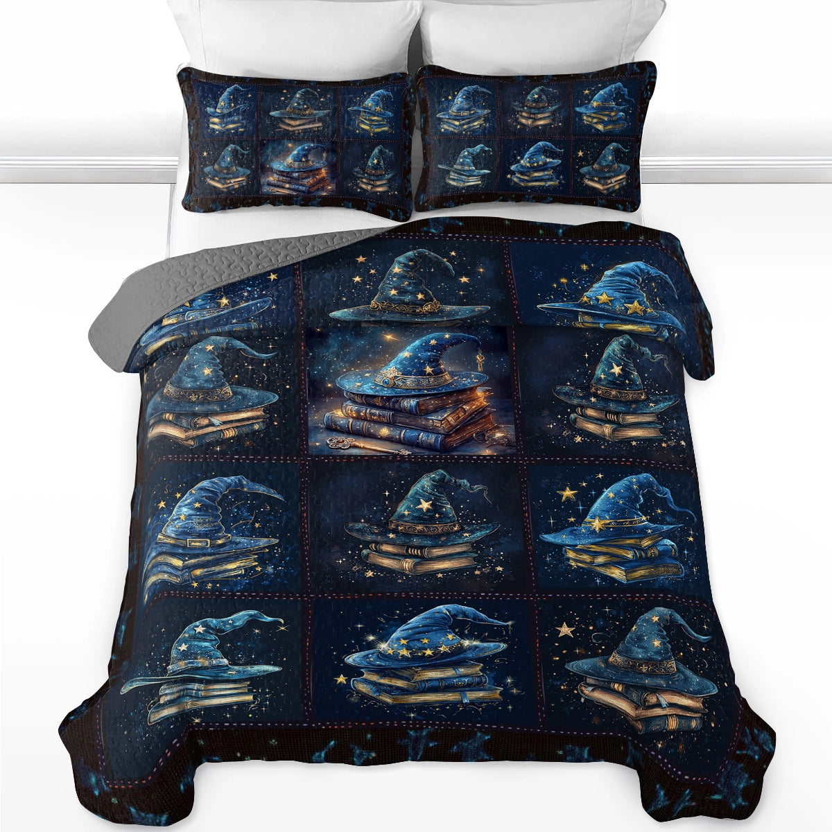 Shineful All Season Quilt 3-Piece Set Witch Enchanted Slumber