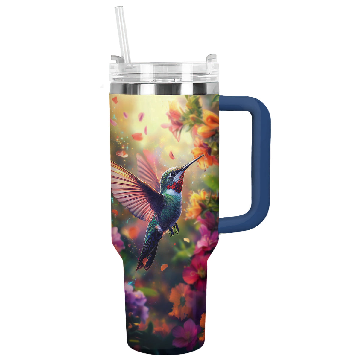 Shineful Tumbler Floral Fantastic Hummingbird