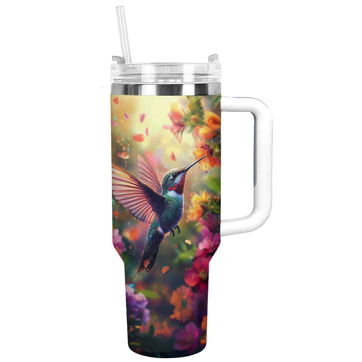 Shineful Tumbler Floral Fantastic Hummingbird