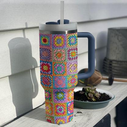 Shineful Tumbler Crochet Granny's Yarn