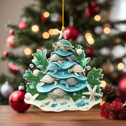 Shineful 2D Acrylic Ornament - Christmas Under the Sea