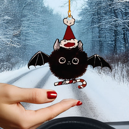 Shineful 2D Acrylic Ornament - Christmas Bat