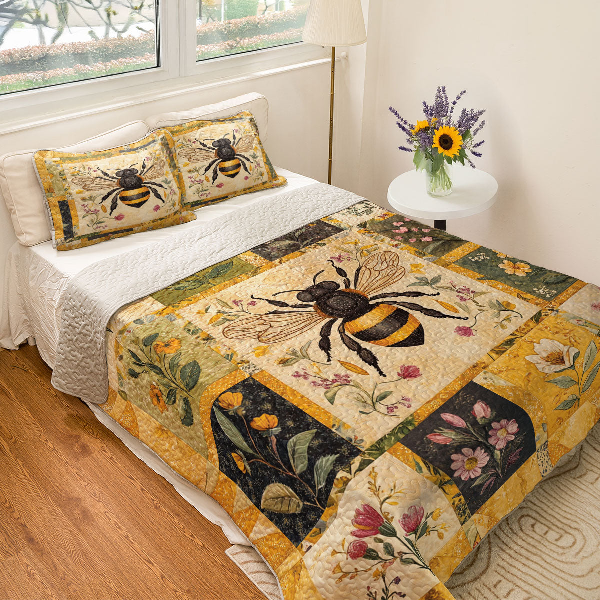 Shineful All Season Quilt 3-teiliges Set Bee Beautiful