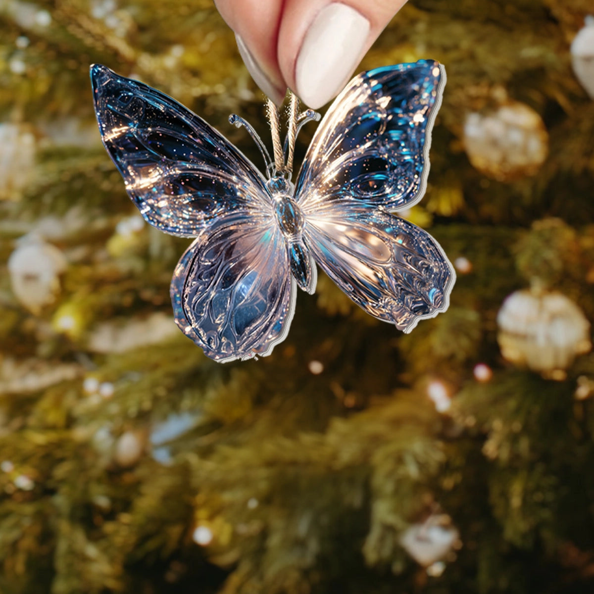 Shineful Acrylic Ornament Starlit Serenity Butterfly