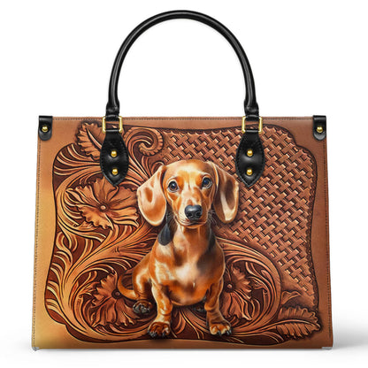 Shineful Leather Bag Dapper Doxie