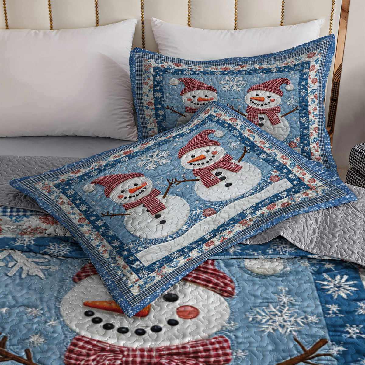 Shineful All Season Quilt 3-Piece Set Winter’s Warm Embrace