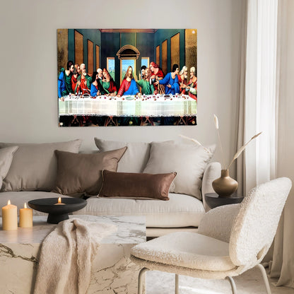 Shineful 2D Metal Sign Masterpiece Last Supper